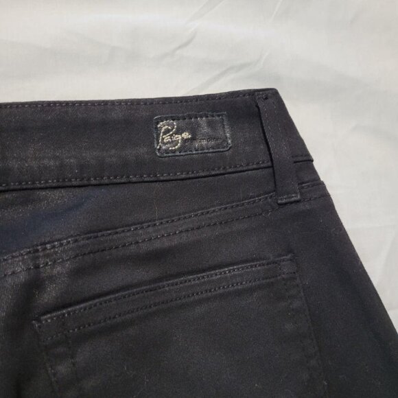 Paige Size 27 Black Verdugo Legging Mid Rise Skinny Leg Jeans - Picture 5 of 9